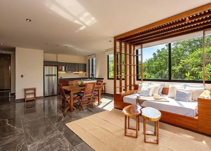 Modern 1br Jungle View Retreat In Humana With Rooftop Pool Apartment Tulum